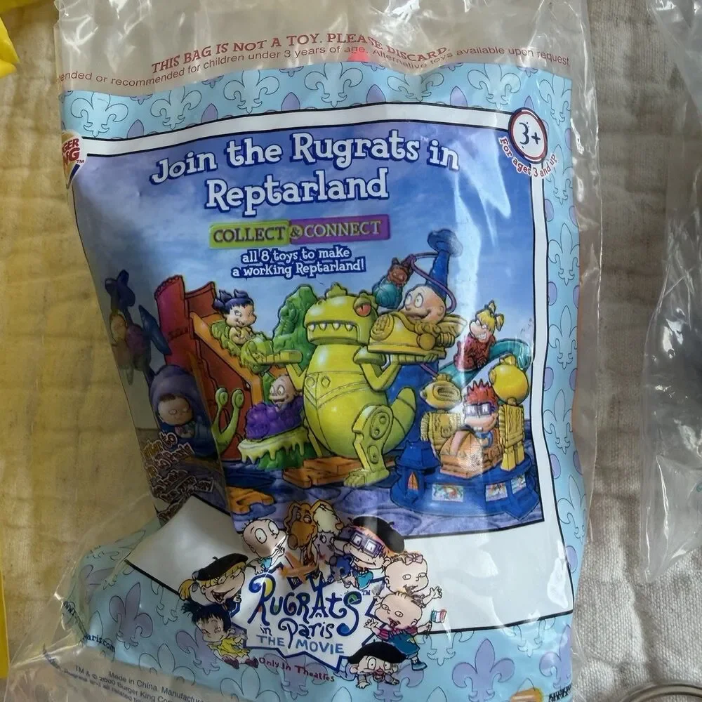 Y2K Nickelodeon Burger King Kids Meal Toys Rugrats Hey Arnold Catdog Rocket Powe